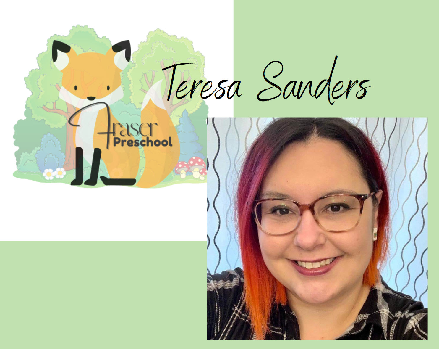 fraser playschool with Teresa Sanders